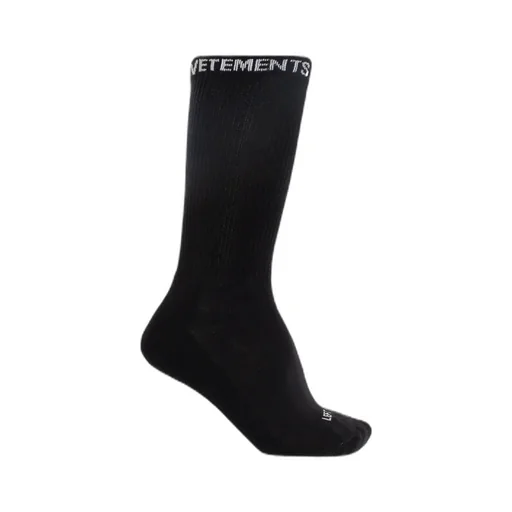 Vetements Logo Intarsia Socks