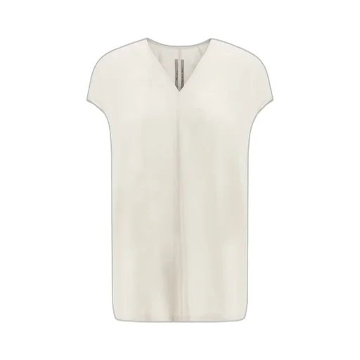Rick Owens Short Sleeved V-Neck Top