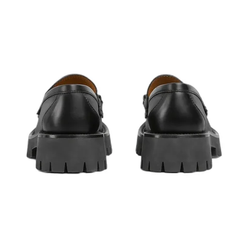 Gucci Lug Horsebit Detailed Loafers