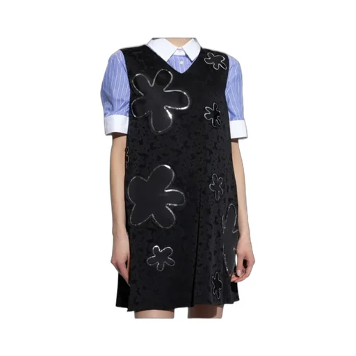 Marni Flower Embellished Sleeveless Dress