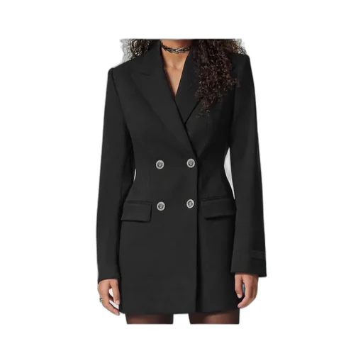 Versace Double-Breasted Cut-Out Detailed Dress