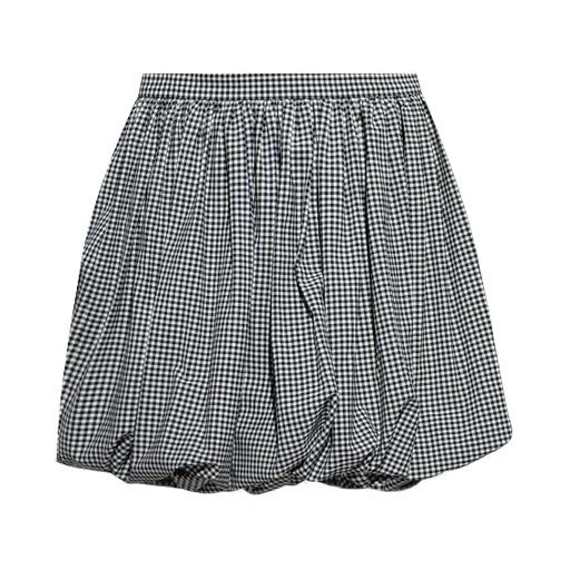 Marni Plaid Bubble Skirt
