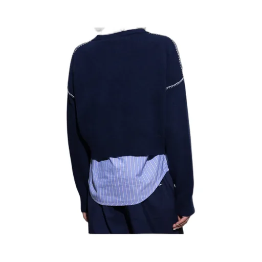 Marni Cropped Button-Up Cardigan