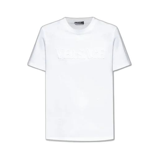 Versace Logo-Appliqu Crewneck T-Shirt