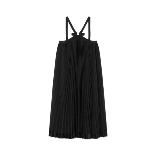 Versace Pleated Slip Dress
