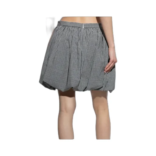 Marni Plaid Bubble Skirt