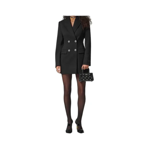 Versace Double-Breasted Cut-Out Detailed Dress