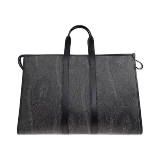 Etro Large Paisley-Print Strapped Travel Bag