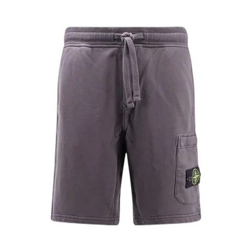 Stone Island Compass Patch Drawstring Shorts