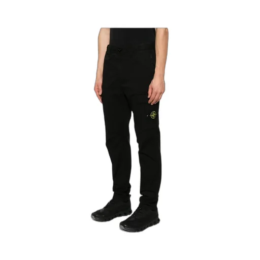 Stone Island Compass-Badge Tapered Cargo Trousers