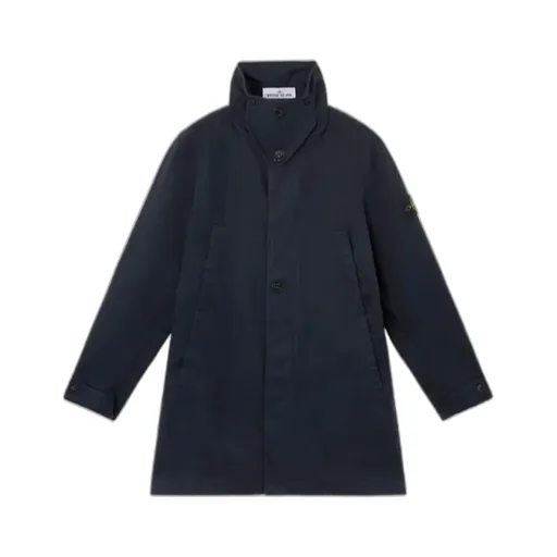 Stone Island Compass-Badge Button-Up Coat