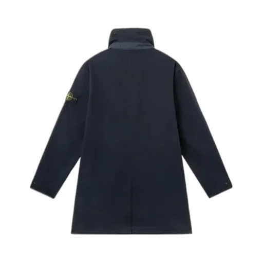 Stone Island Compass-Badge Button-Up Coat