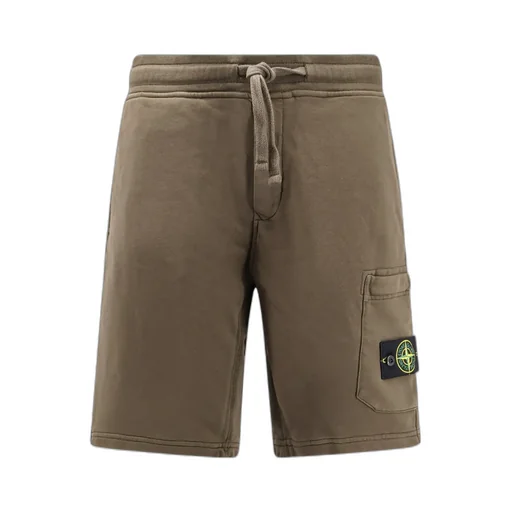 Stone Island Compass Patch Drawstring Shorts