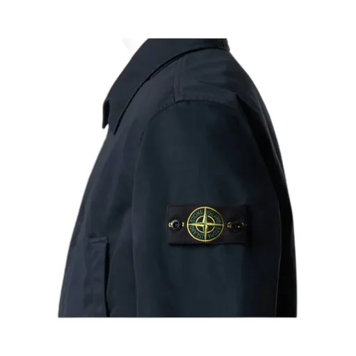 Stone Island Compass-Badge Button-Up Coat
