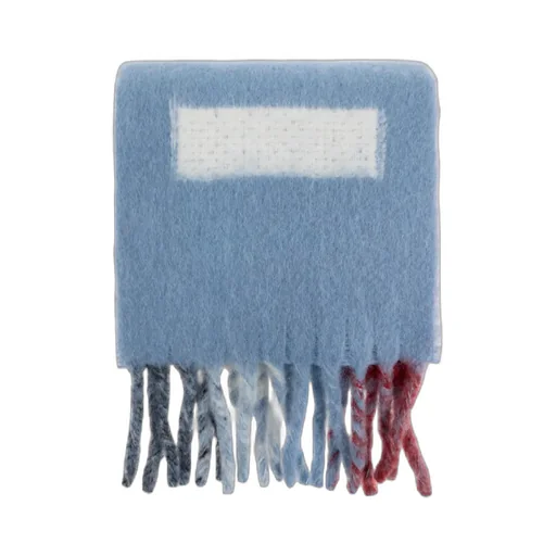 Marni Logo Detailed Fringed Scarf