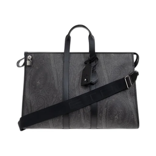 Etro Large Paisley-Print Strapped Travel Bag