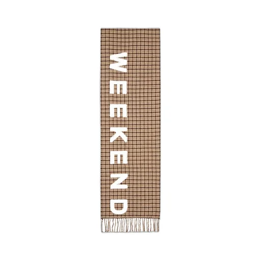 Logo Wool Scarf