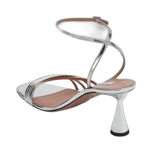 Aquazzura Latour Mirror Effect Sandals