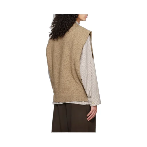 Piled-Knit Vest