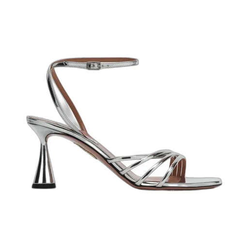 Aquazzura Latour Mirror Effect Sandals