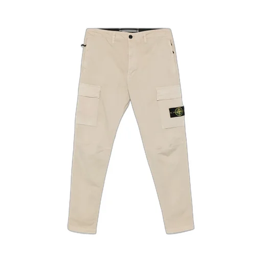 Stone Island Compass-Badge Tapered Cargo Trousers