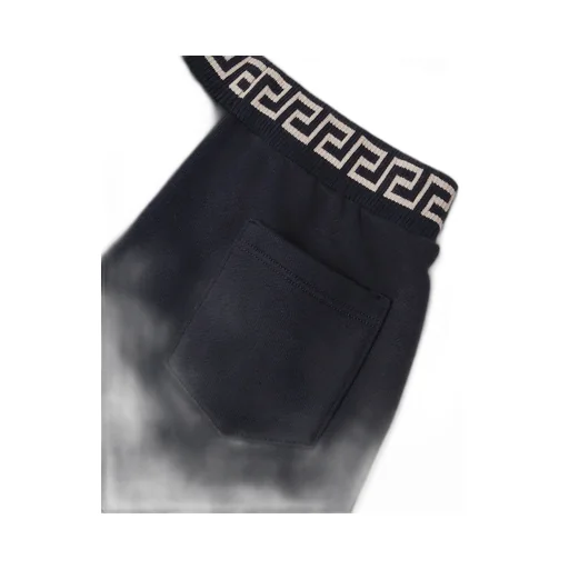 Versace Kids Logo Embroidered Track Pants