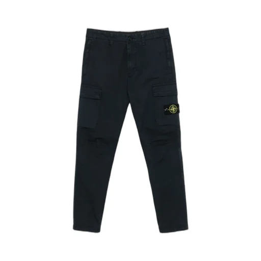Stone Island Compass-Badge Tapered Cargo Trousers