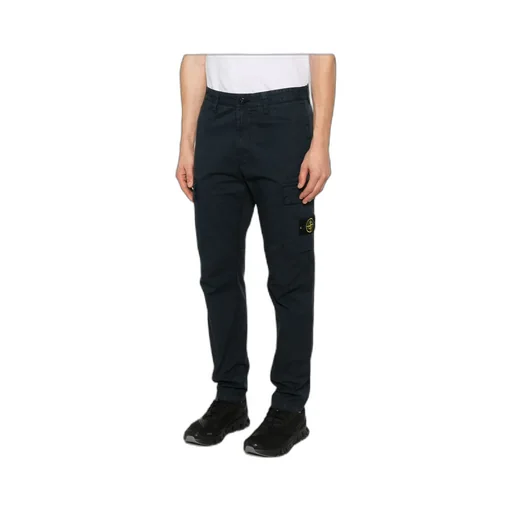 Stone Island Compass-Badge Tapered Cargo Trousers