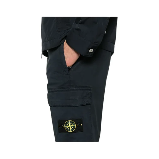 Stone Island Compass-Badge Tapered Cargo Trousers