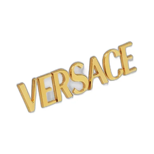 Versace Logo Plaque Zipped Shoulder Bag