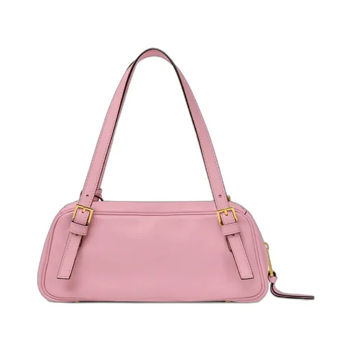 Versace Logo-Lettering Zipped Shoulder Bag