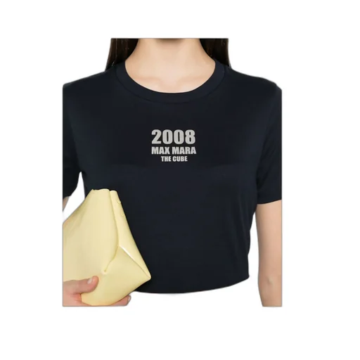 's Max Mara Quieto Logo Printed Crewneck T-Shirt