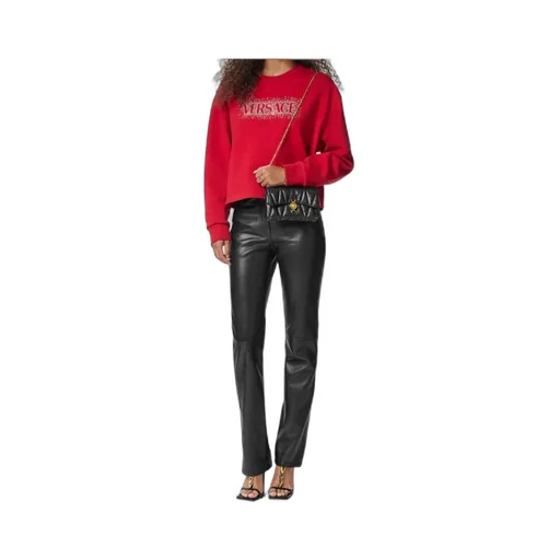 Versace Logo-Embellished Crewneck Sweatshirt