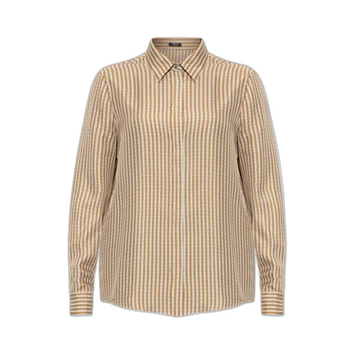 Versace Chain-Printed Long-Sleeved Shirt
