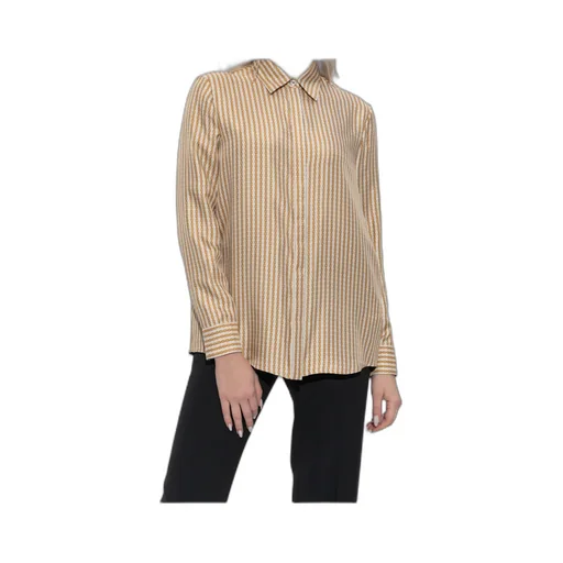 Versace Chain-Printed Long-Sleeved Shirt