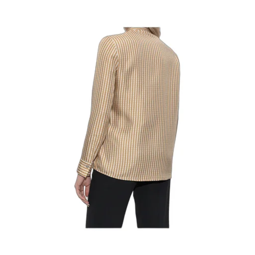 Versace Chain-Printed Long-Sleeved Shirt