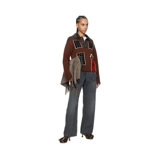 Jw Anderson Twisted Workwear Denim Jeans