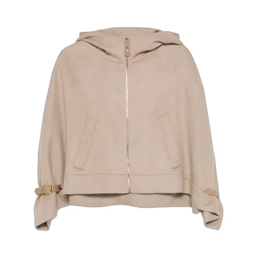 Max Mara Zip-Up Hooded Jacket