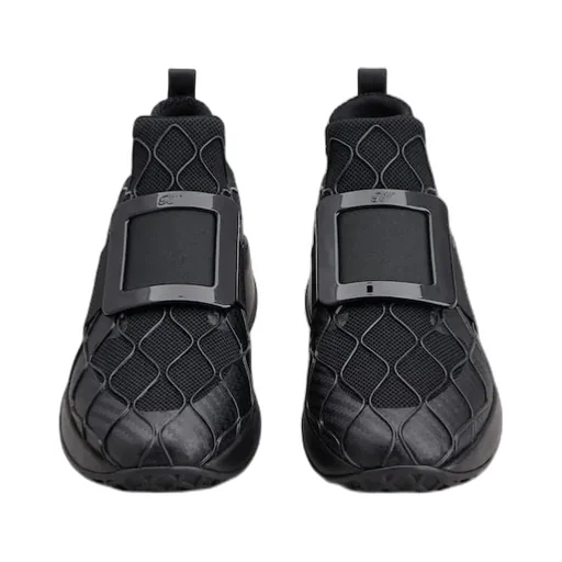 Roger Vivier Viv' Run Technical Lacquered Buckle Sneakers