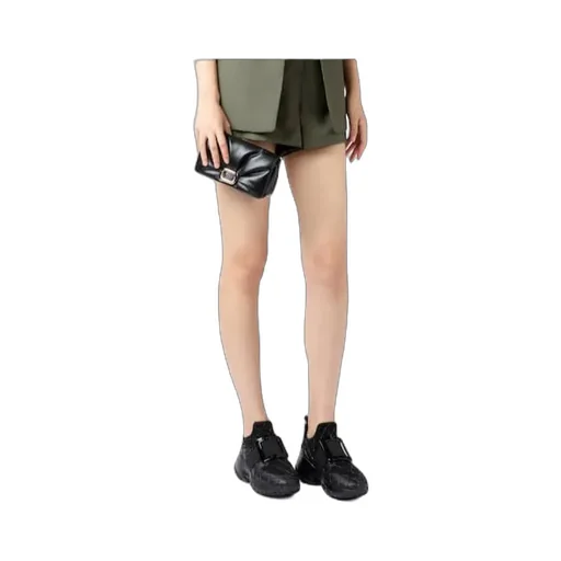 Roger Vivier Viv' Run Technical Lacquered Buckle Sneakers