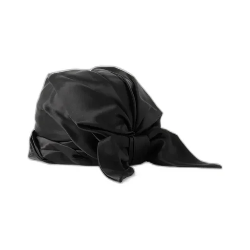 Valentino Logo Plaque Bow Detailed Head Scarf