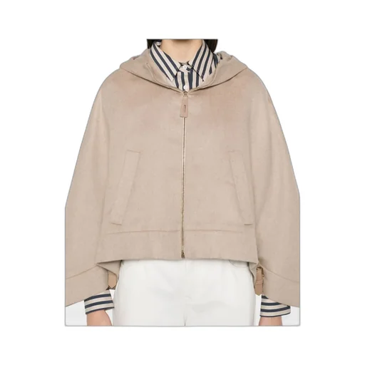 Max Mara Zip-Up Hooded Jacket
