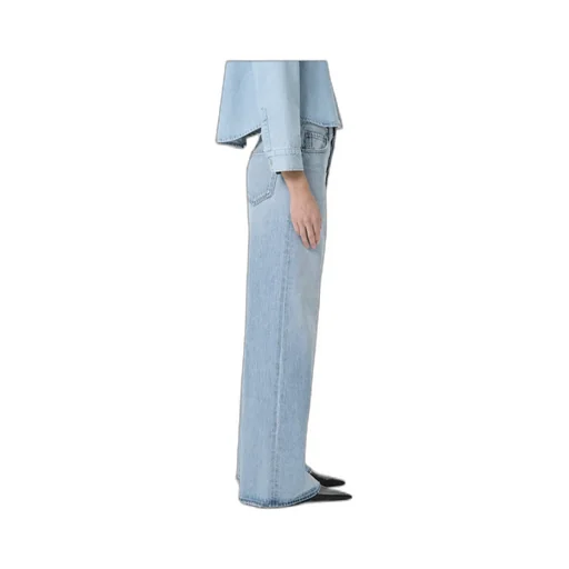 Agolde Dame High-Rise Wide Leg Jeans