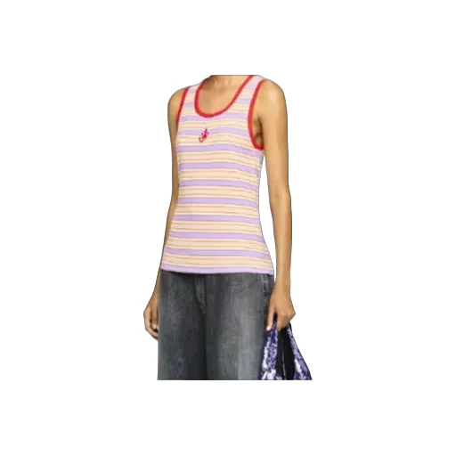 Jw Anderson Contrast Trim Striped Vest