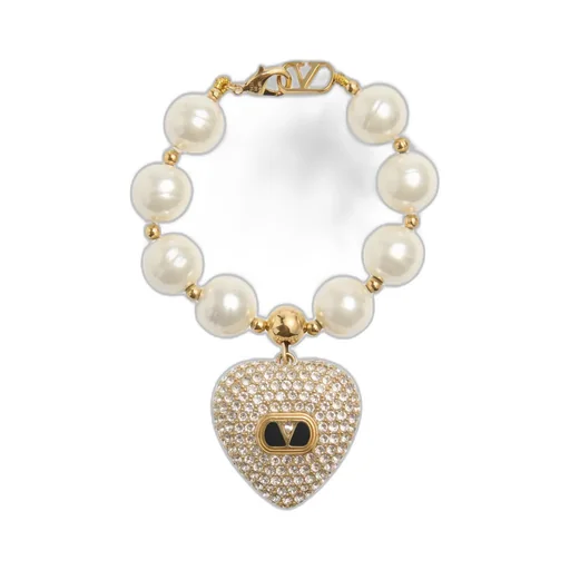 Valentino Vlogo Signature Embellished Bracelet