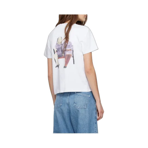 Jw Anderson Anchor Embroidery Printed T-Shirt