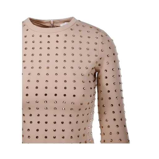 Scuba Jersey T-Shirt With Rhinestones