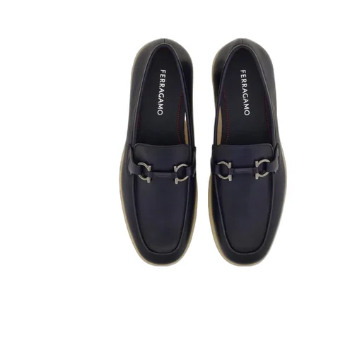 Ferragamo Gancini-Plaque Loafers