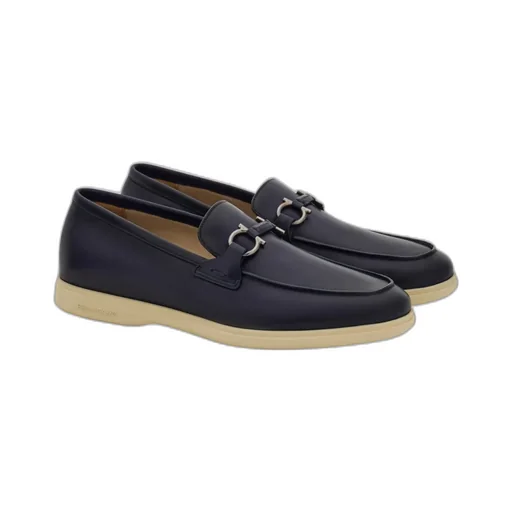 Ferragamo Gancini-Plaque Loafers