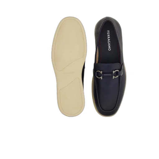 Ferragamo Gancini-Plaque Loafers